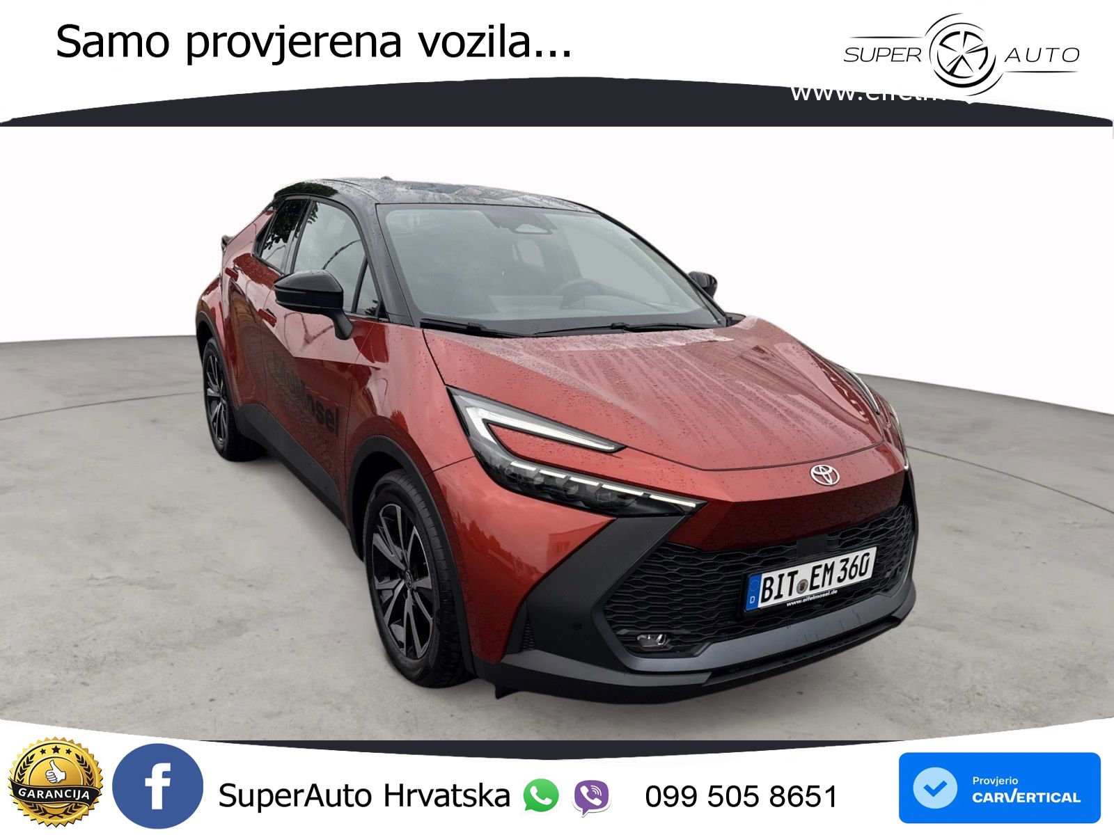 Toyota C-HR 2.0 (223 KS) PHEV e-CVT Teamplayer LED+GR SJED+ACC