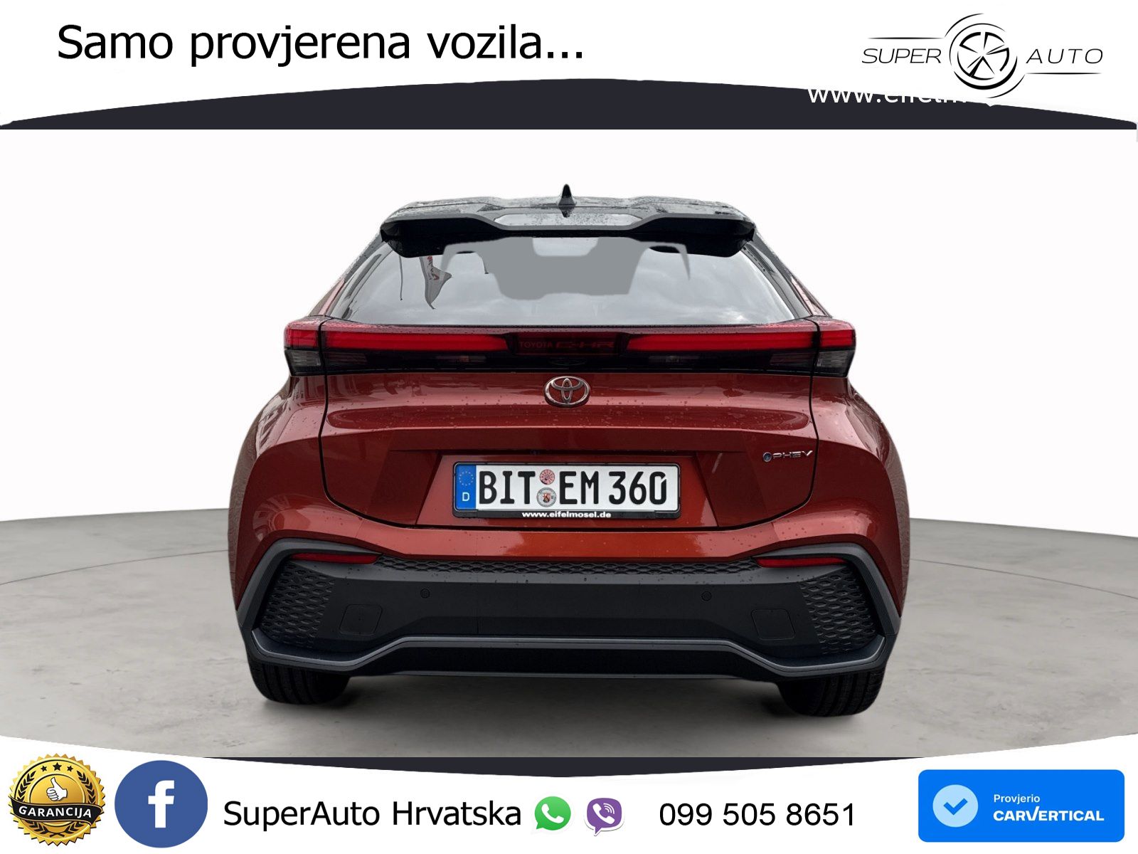 Toyota C-HR 2.0 (223 KS) PHEV e-CVT Teamplayer LED+GR SJED+ACC