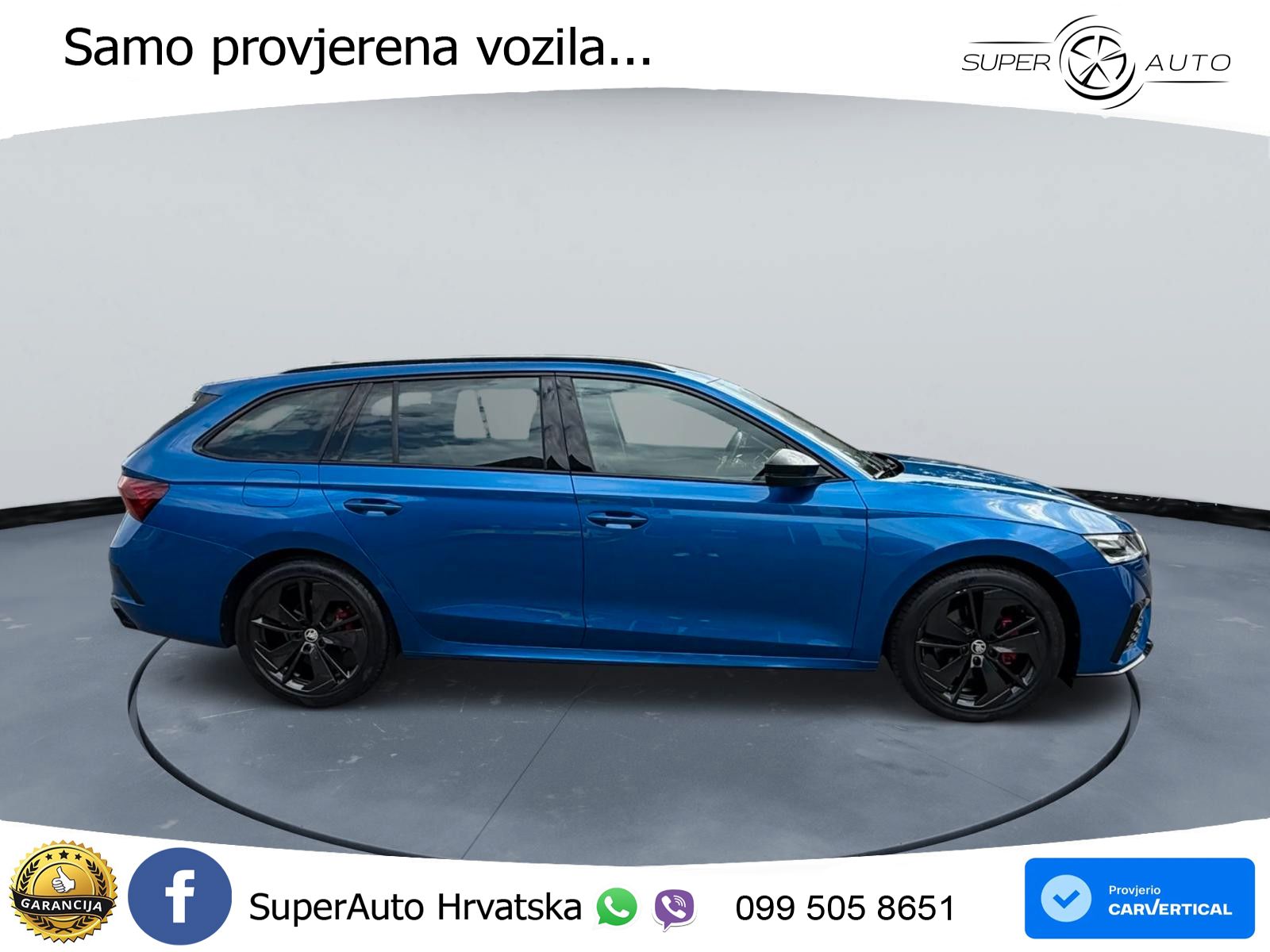 Škoda Octavia Combi RS 2.0 TDI (200 KS) DSG LED+GR SJED+ACC