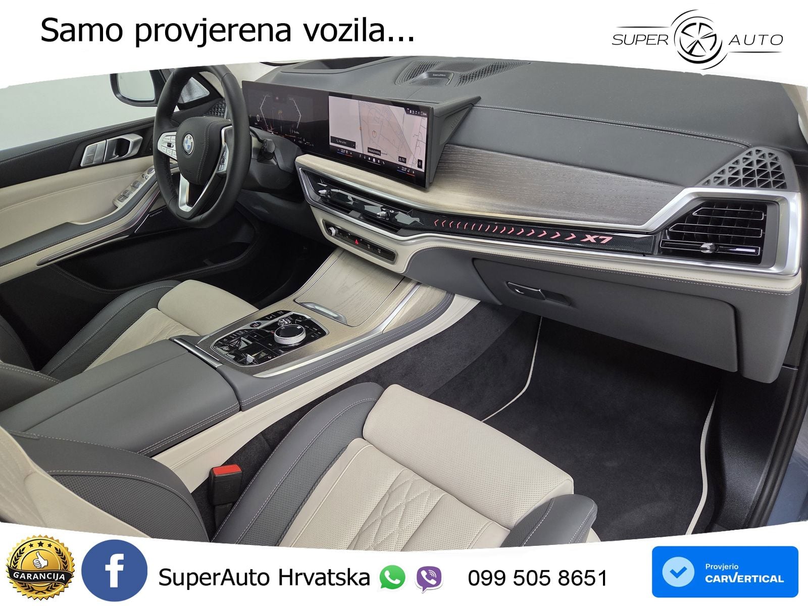 BMW X7 40d (352 KS) xDrive Steptronic ZRAČNI+ACC+GR SJED+KAM+PANO
