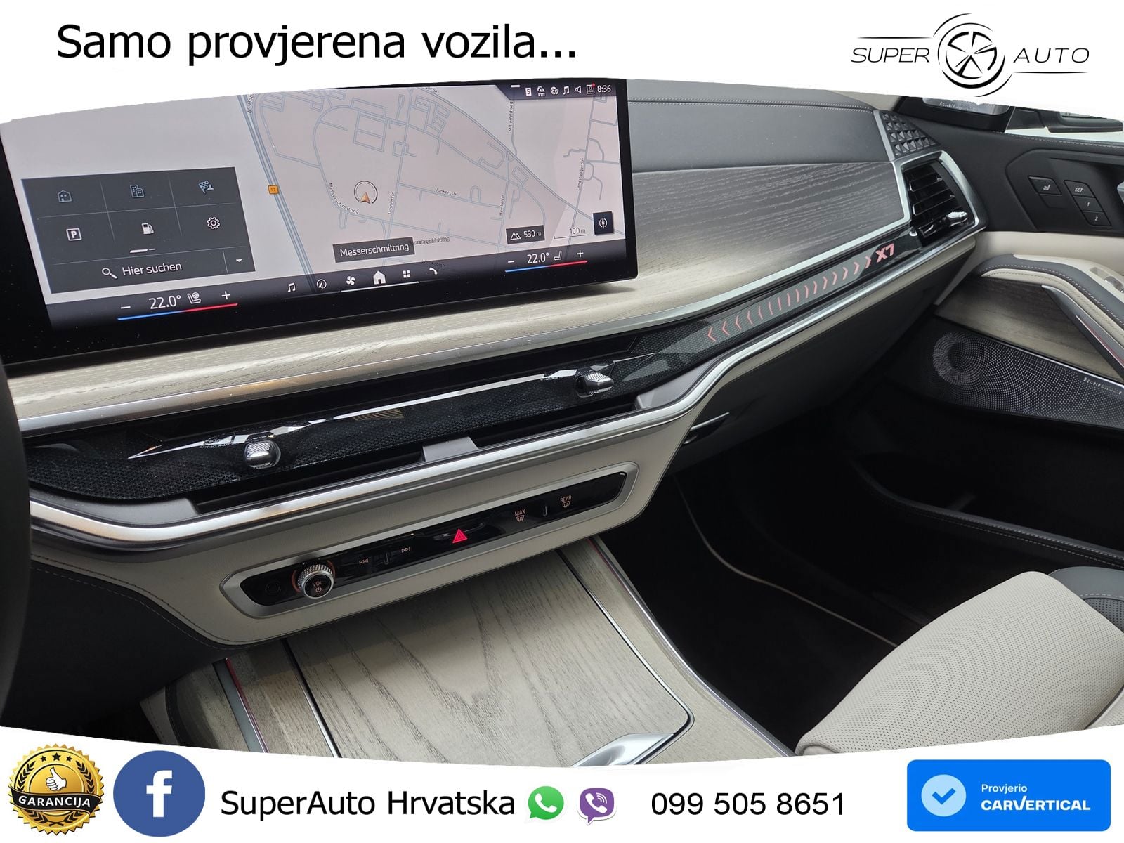 BMW X7 40d (352 KS) xDrive Steptronic ZRAČNI+ACC+GR SJED+KAM+PANO