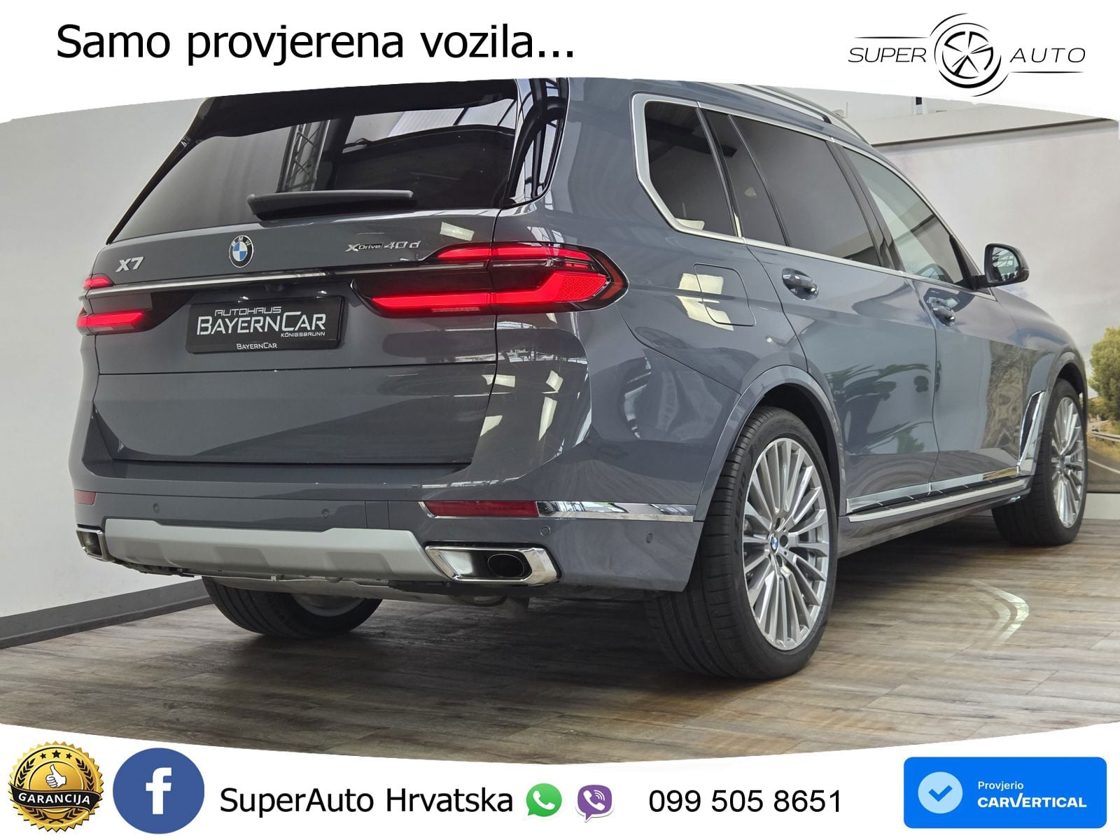 BMW X7 40d (352 KS) xDrive Steptronic ZRAČNI+ACC+GR SJED+KAM+PANO