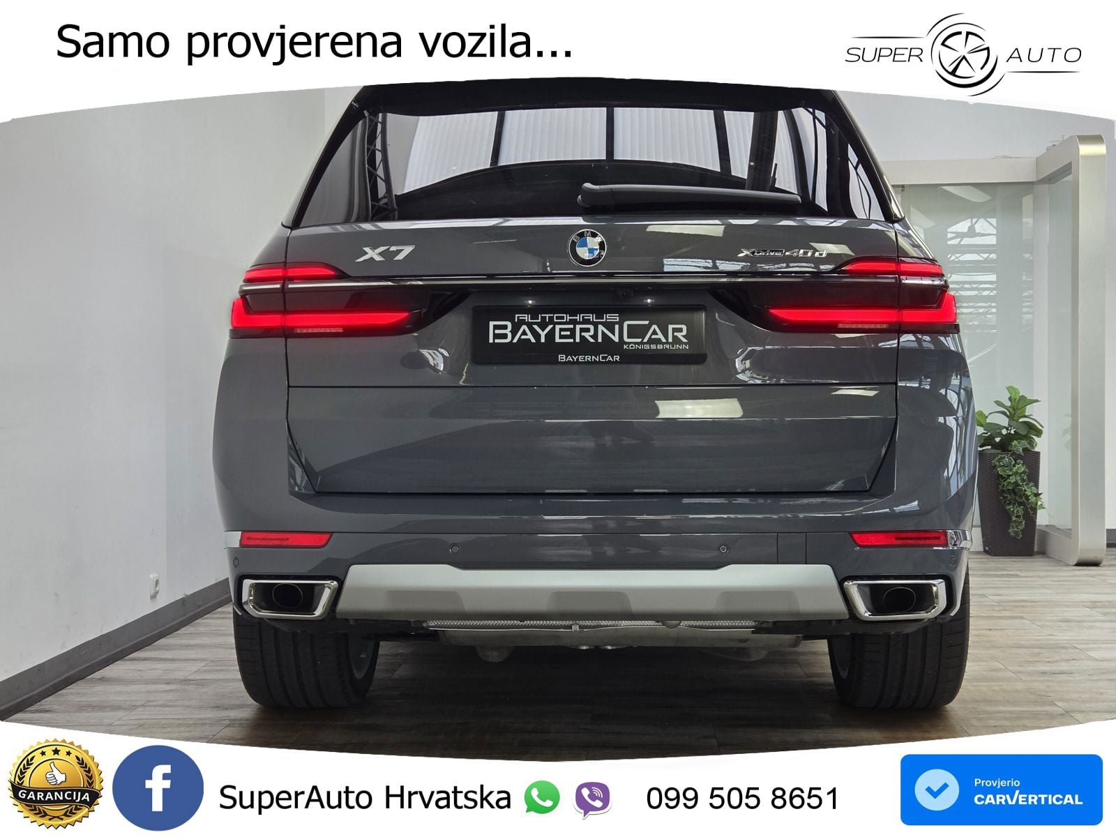 BMW X7 40d (352 KS) xDrive Steptronic ZRAČNI+ACC+GR SJED+KAM+PANO
