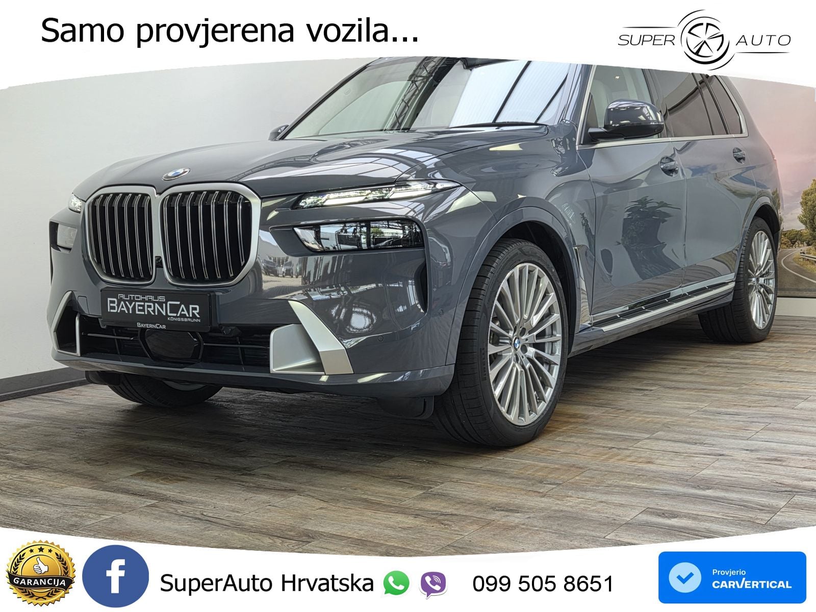 BMW X7 40d (352 KS) xDrive Steptronic ZRAČNI+ACC+GR SJED+KAM+PANO