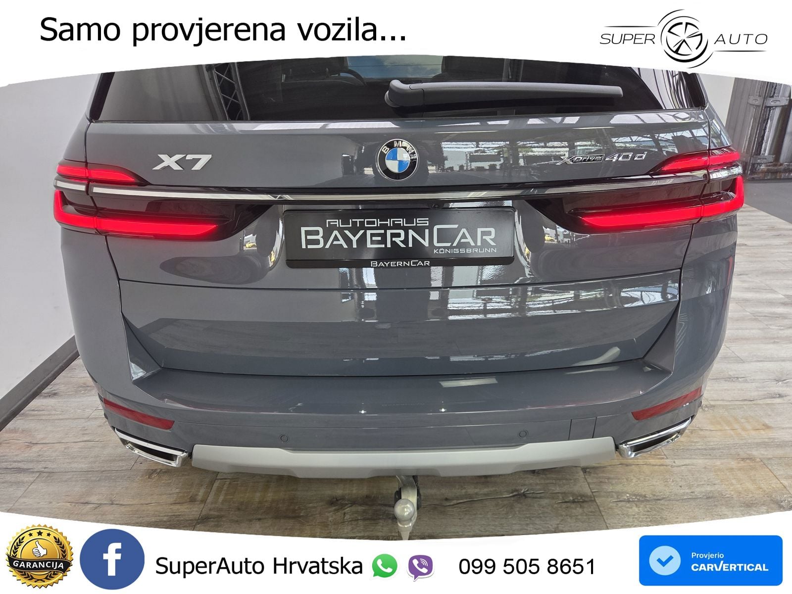 BMW X7 40d (352 KS) xDrive Steptronic ZRAČNI+ACC+GR SJED+KAM+PANO