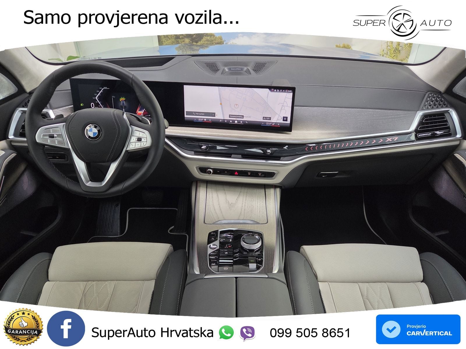 BMW X7 40d (352 KS) xDrive Steptronic ZRAČNI+ACC+GR SJED+KAM+PANO