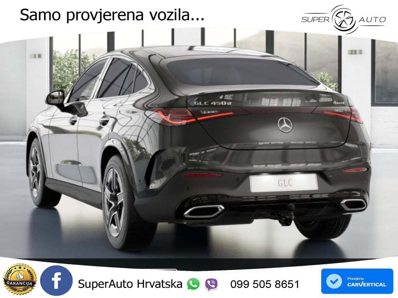 Mercedes GLC Coupe 450d (367 KS) 4MATIC 9G-TRONIC AMG LED+GR SJED+ACC