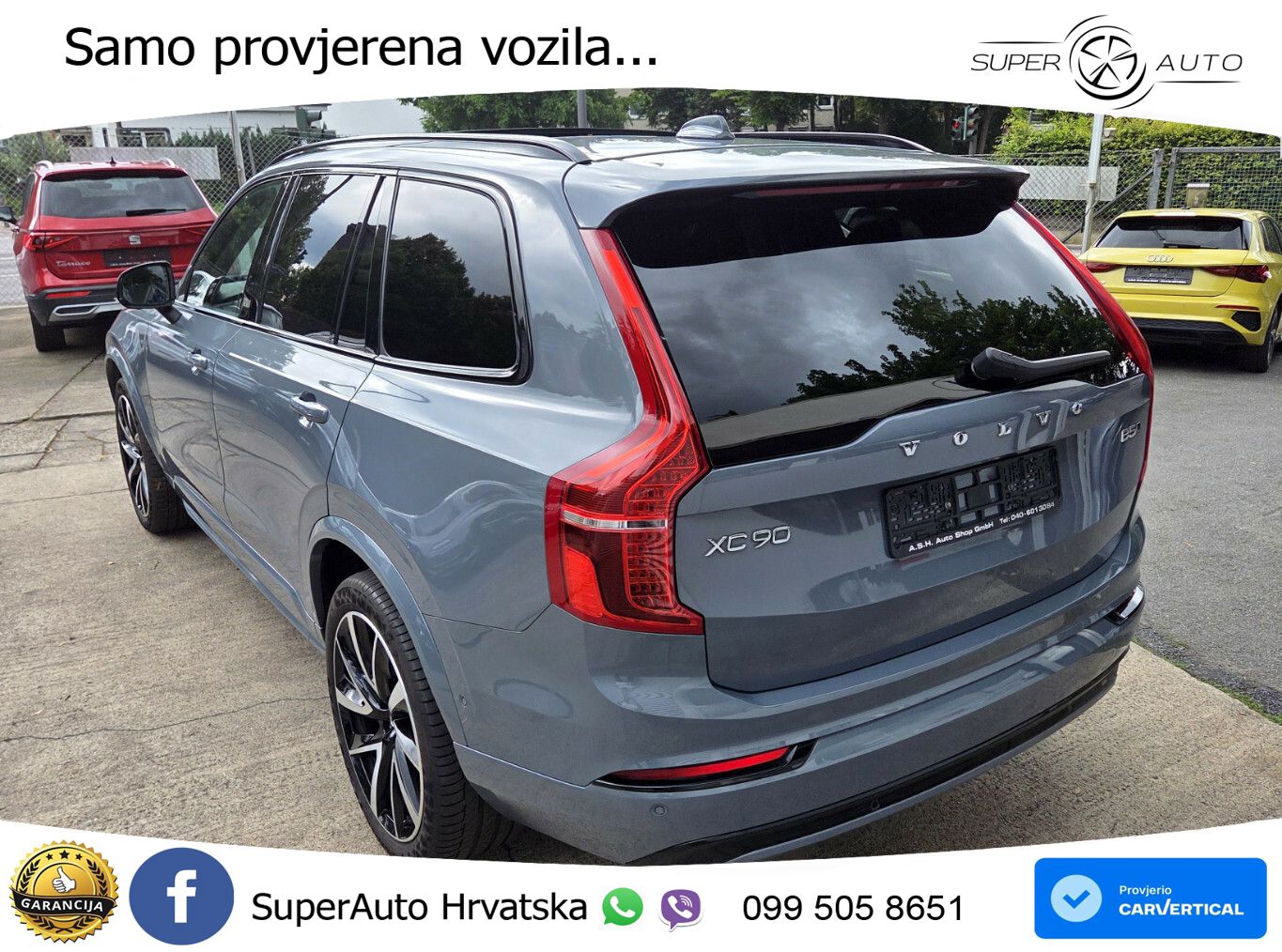 Volvo XC90 2.0 B5 Diesel AWD Automatic ZRAČNI+ACC+GR SJED+KAM+PANO