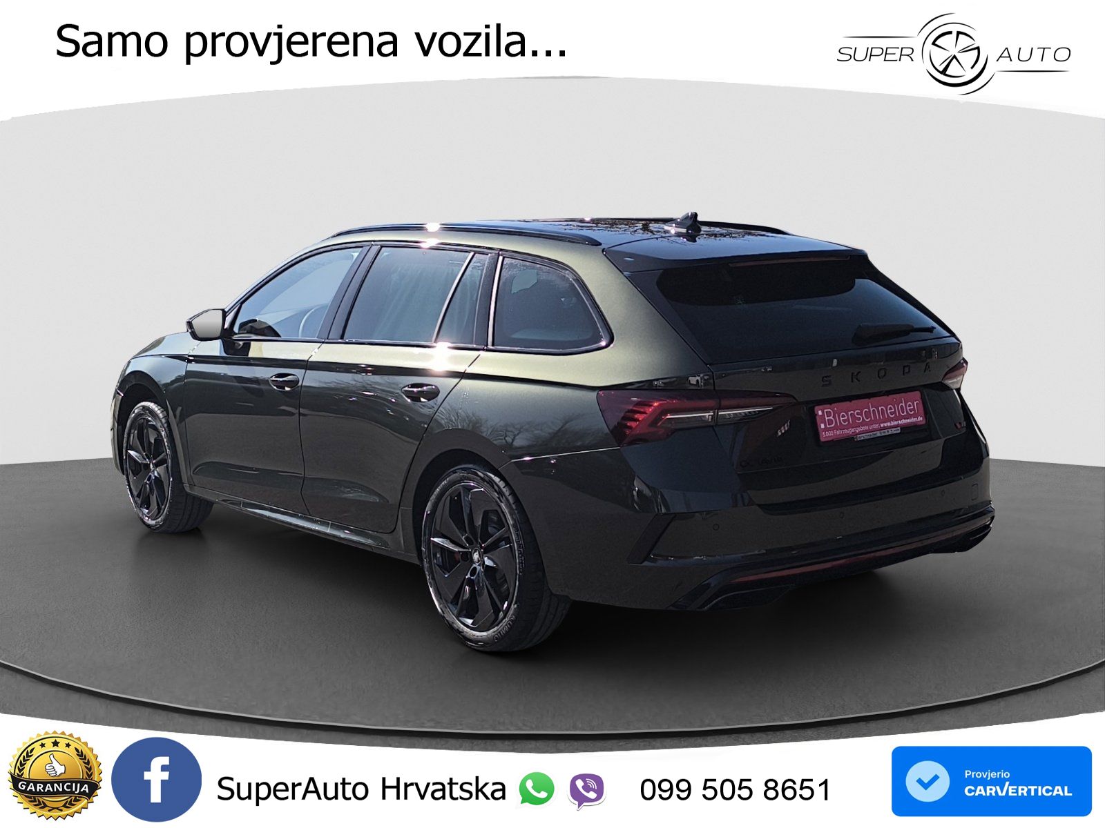 Škoda Octavia Combi RS 2.0 TSI (265 KS) DSG LED+GR SJED+ACC