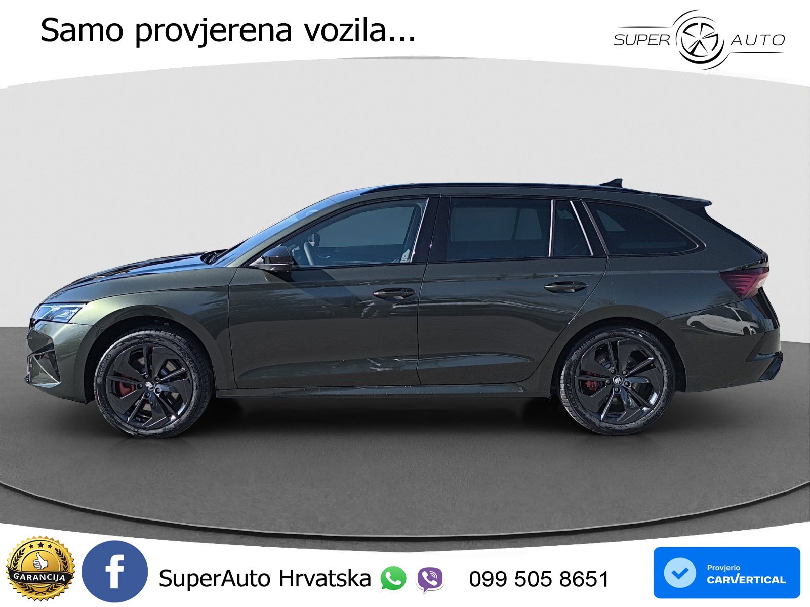 Škoda Octavia Combi RS 2.0 TSI (265 KS) DSG LED+GR SJED+ACC