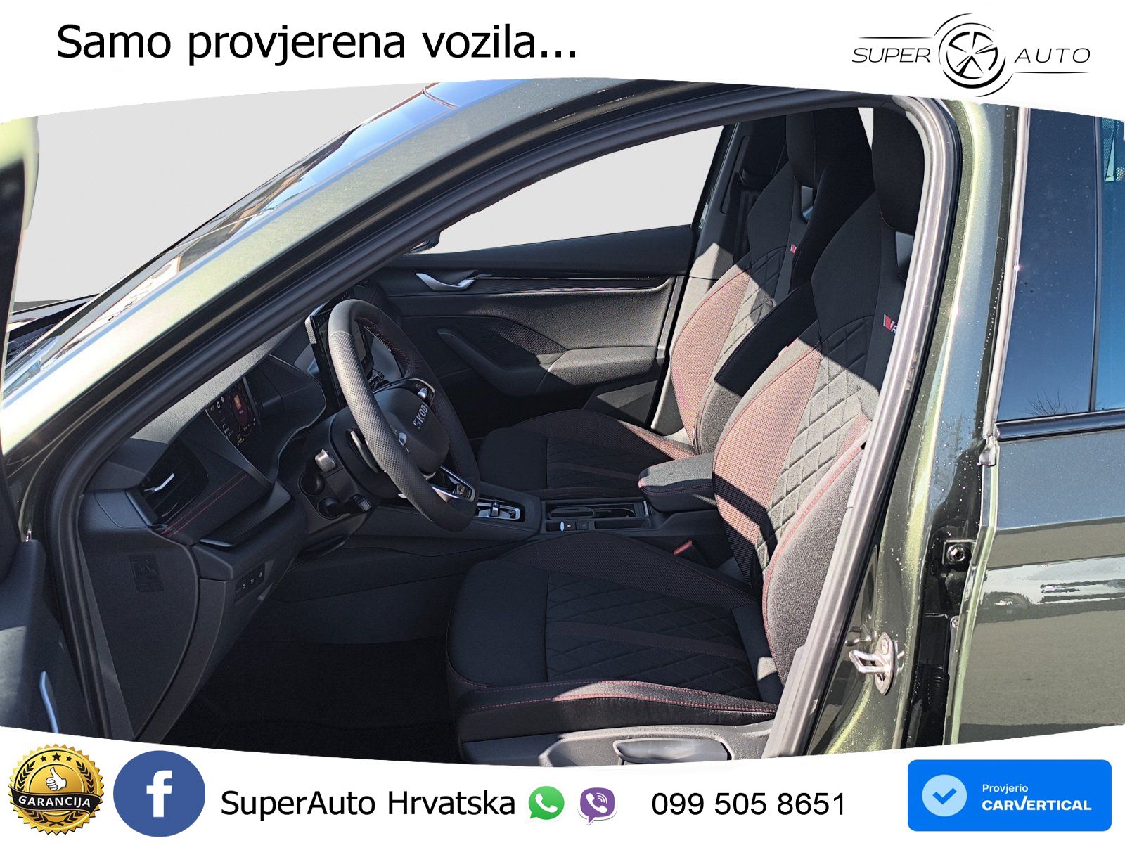 Škoda Octavia Combi RS 2.0 TSI (265 KS) DSG LED+GR SJED+ACC