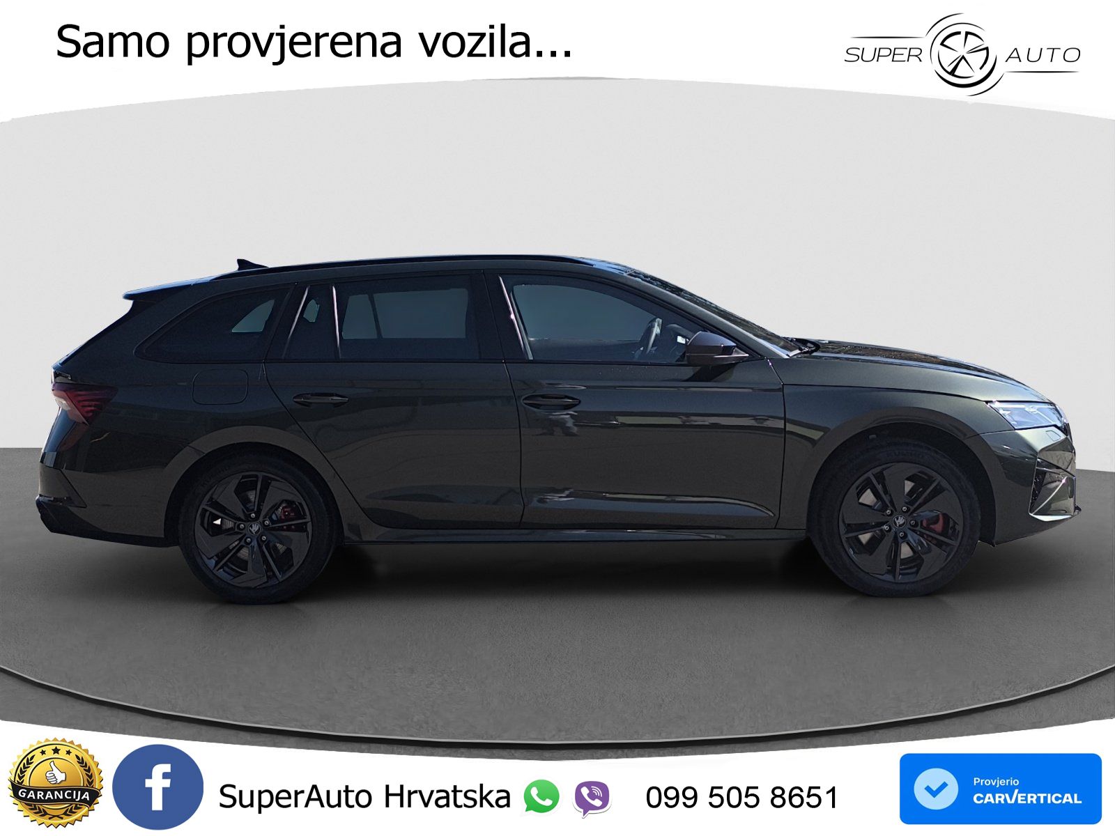Škoda Octavia Combi RS 2.0 TSI (265 KS) DSG LED+GR SJED+ACC