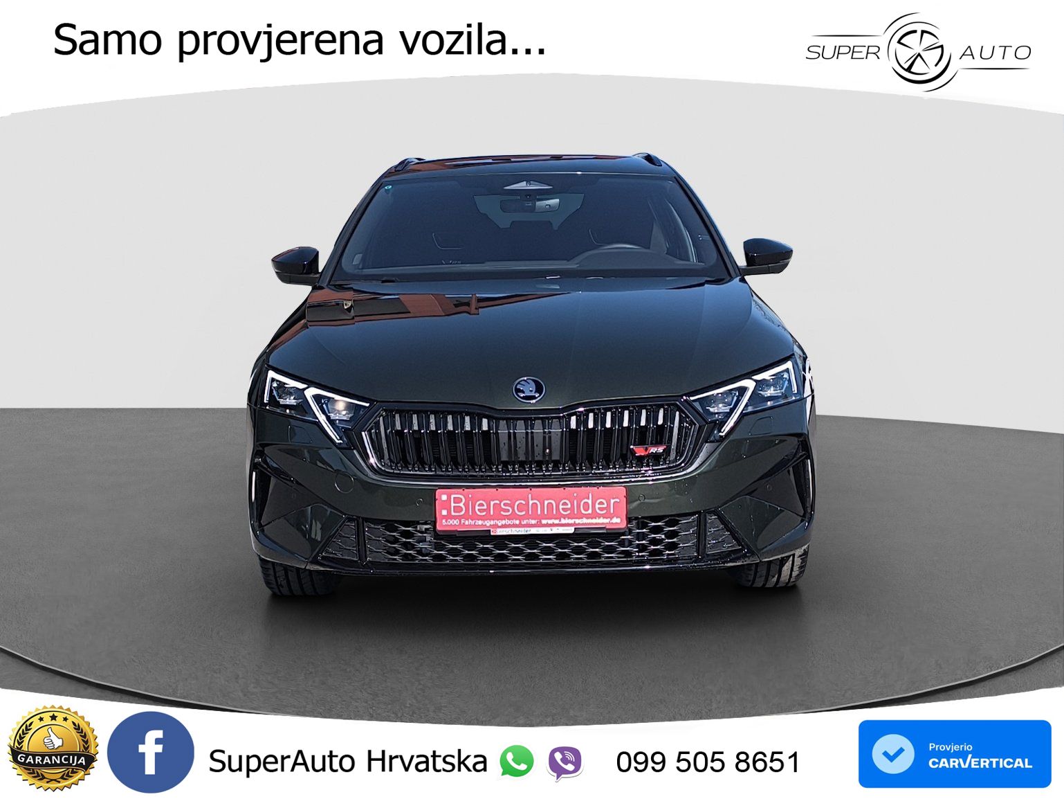 Škoda Octavia Combi RS 2.0 TSI (265 KS) DSG LED+GR SJED+ACC