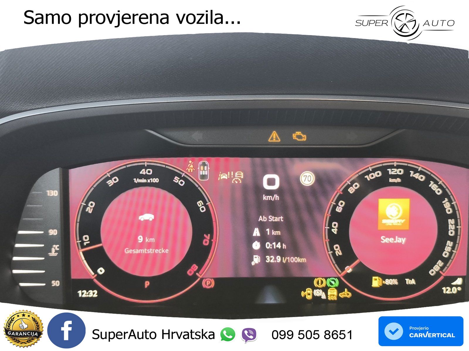 Škoda Octavia Combi RS 2.0 TSI (265 KS) DSG LED+GR SJED+ACC