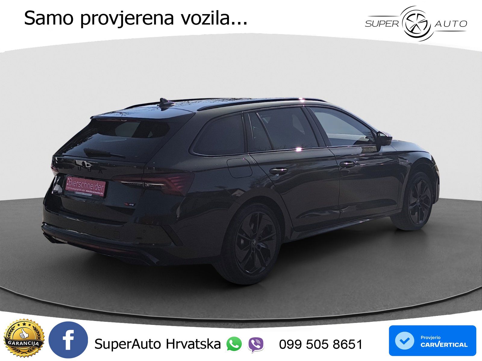 Škoda Octavia Combi RS 2.0 TSI (265 KS) DSG LED+GR SJED+ACC
