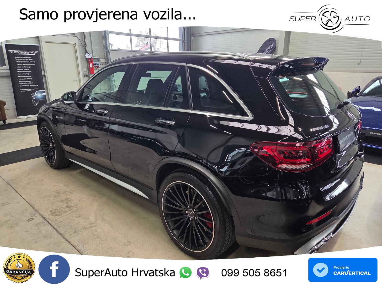 Mercedes AMG GLC 63 S V8 (510 KS) 4MATIC+ MCT ZRAČNI+ACC+GR SJED+360