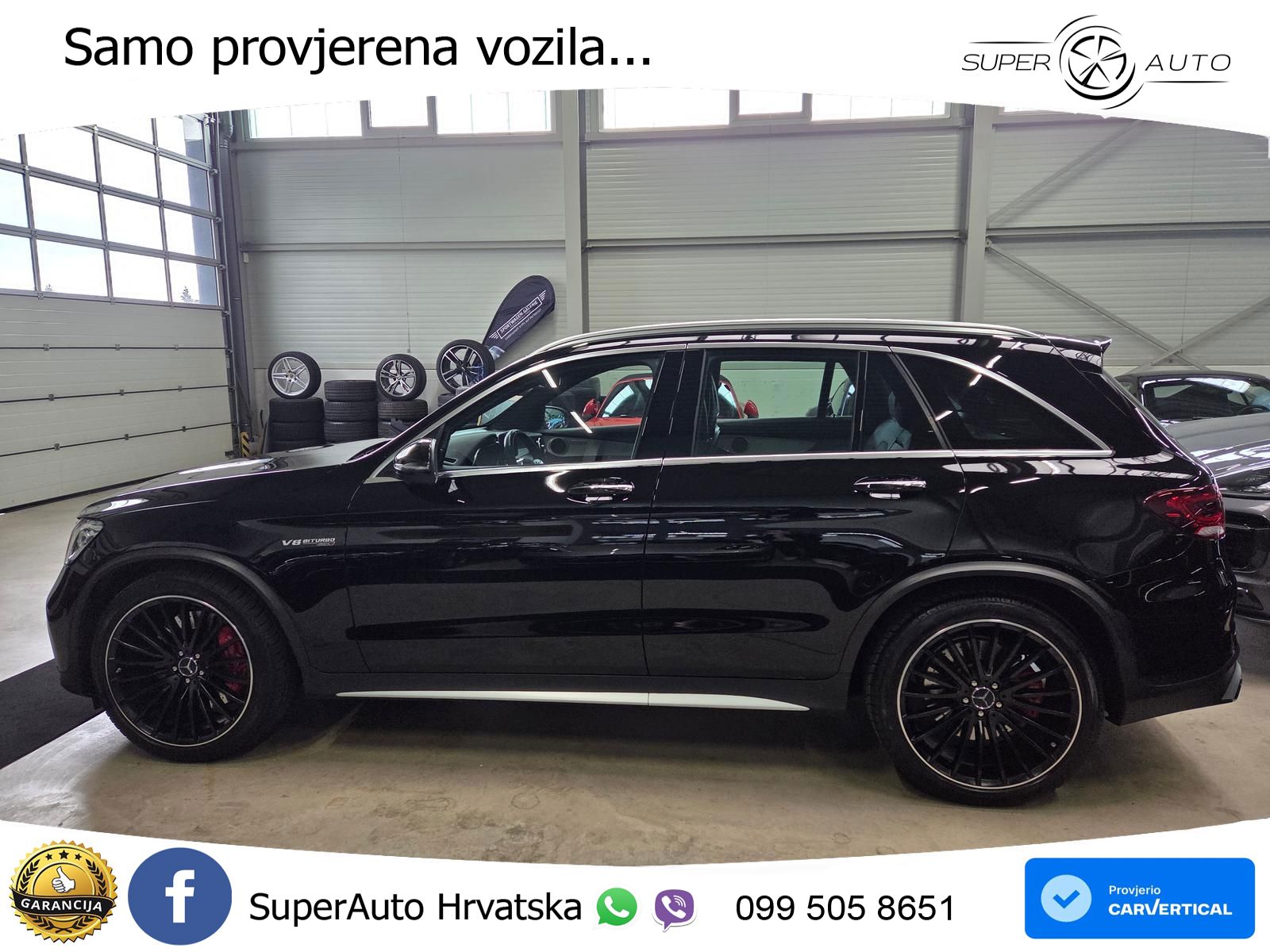 Mercedes AMG GLC 63 S V8 (510 KS) 4MATIC+ MCT ZRAČNI+ACC+GR SJED+360