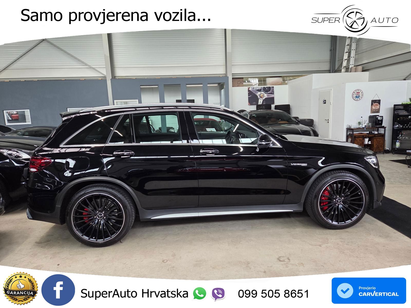 Mercedes AMG GLC 63 S V8 (510 KS) 4MATIC+ MCT ZRAČNI+ACC+GR SJED+360