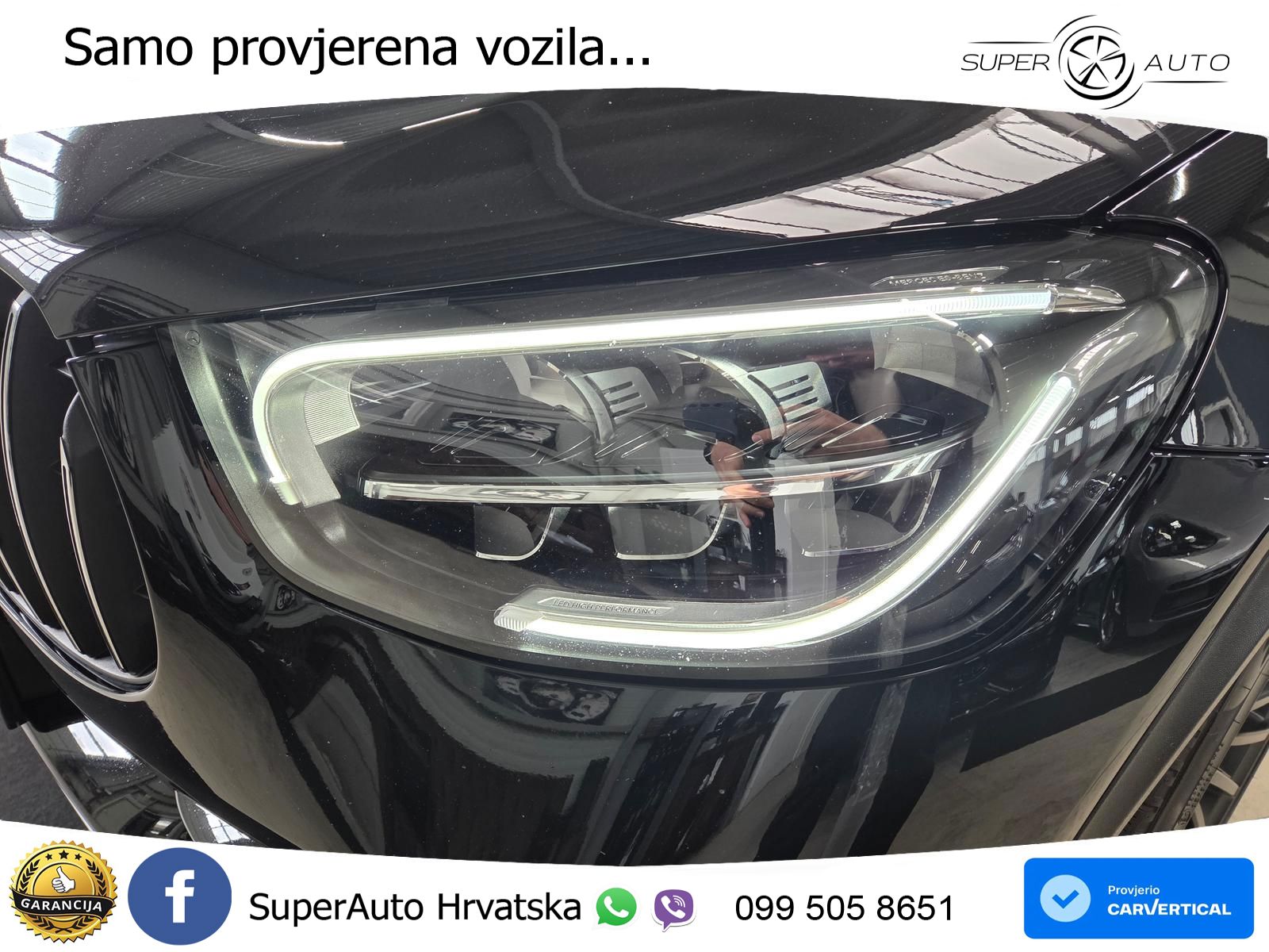 Mercedes AMG GLC 63 S V8 (510 KS) 4MATIC+ MCT ZRAČNI+ACC+GR SJED+360