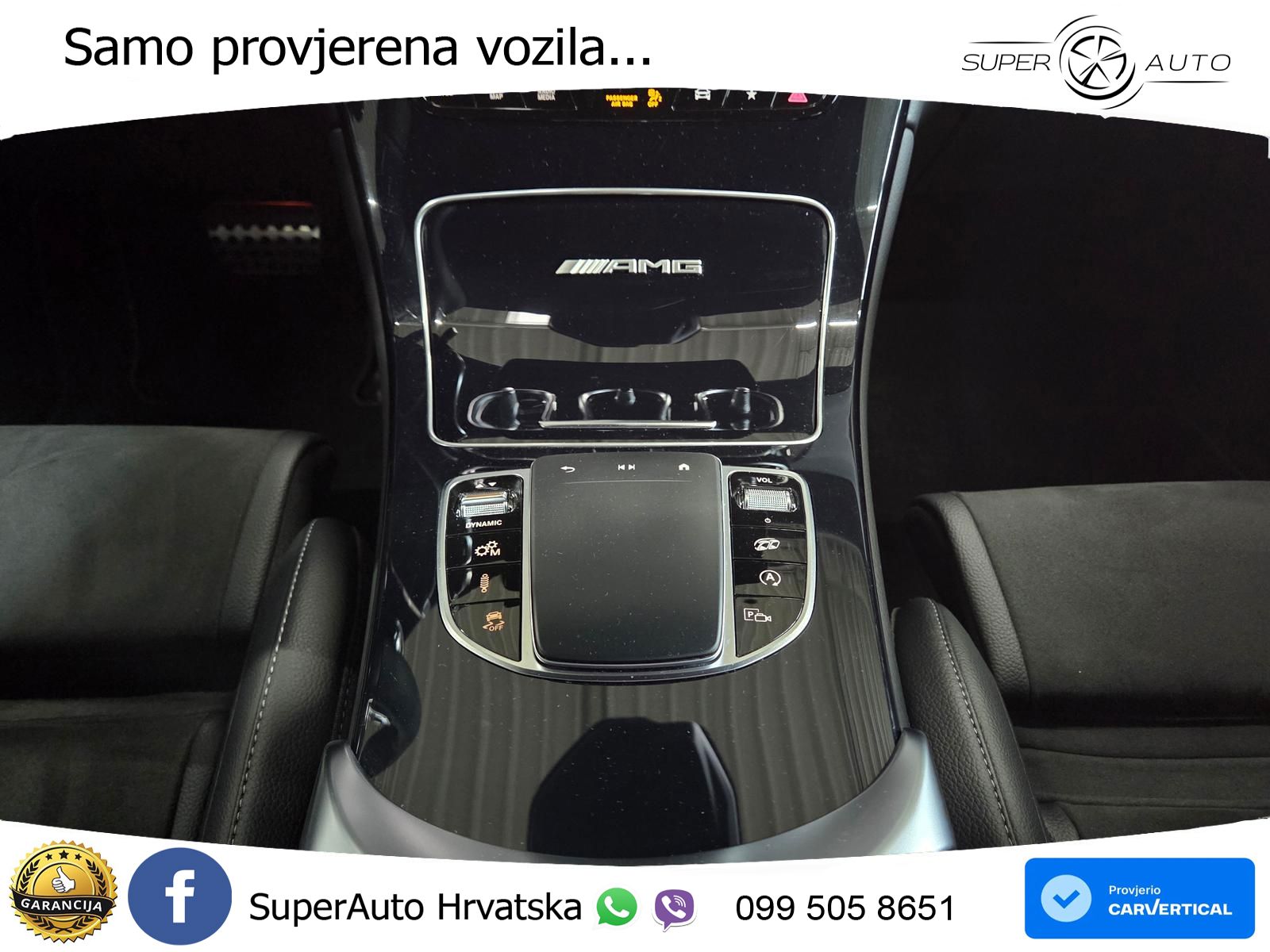 Mercedes AMG GLC 63 S V8 (510 KS) 4MATIC+ MCT ZRAČNI+ACC+GR SJED+360