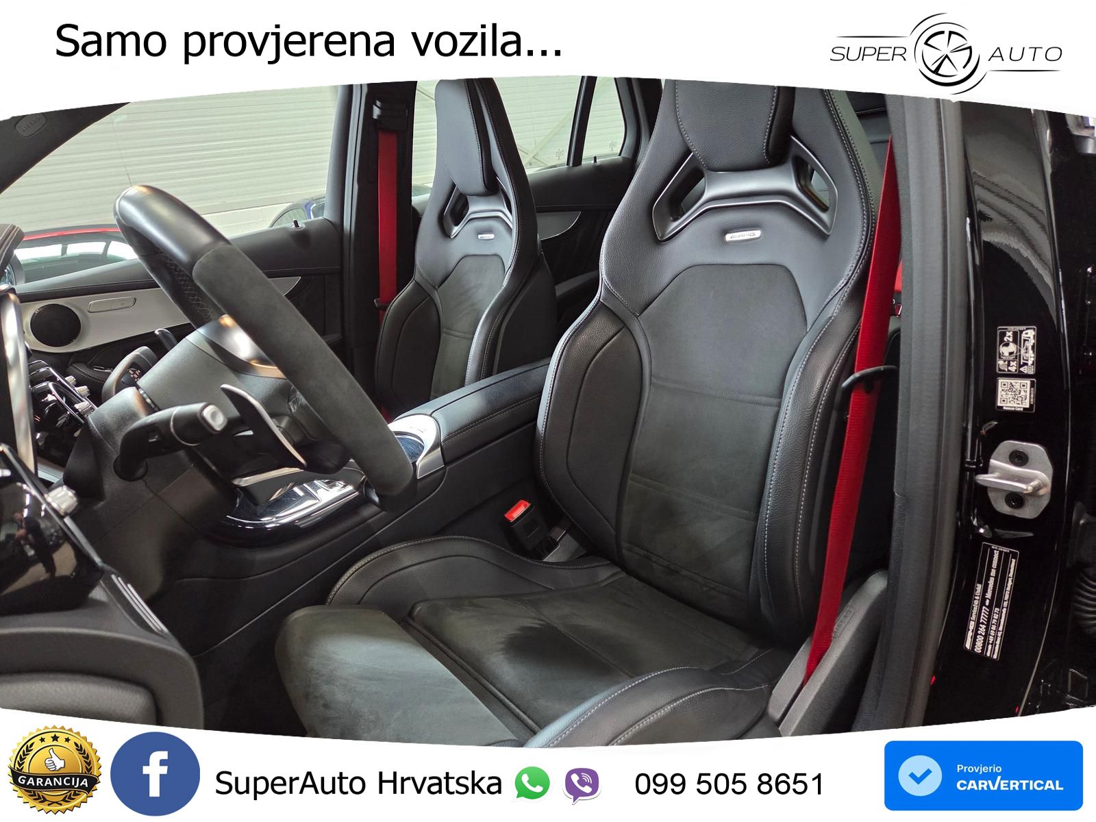 Mercedes AMG GLC 63 S V8 (510 KS) 4MATIC+ MCT ZRAČNI+ACC+GR SJED+360