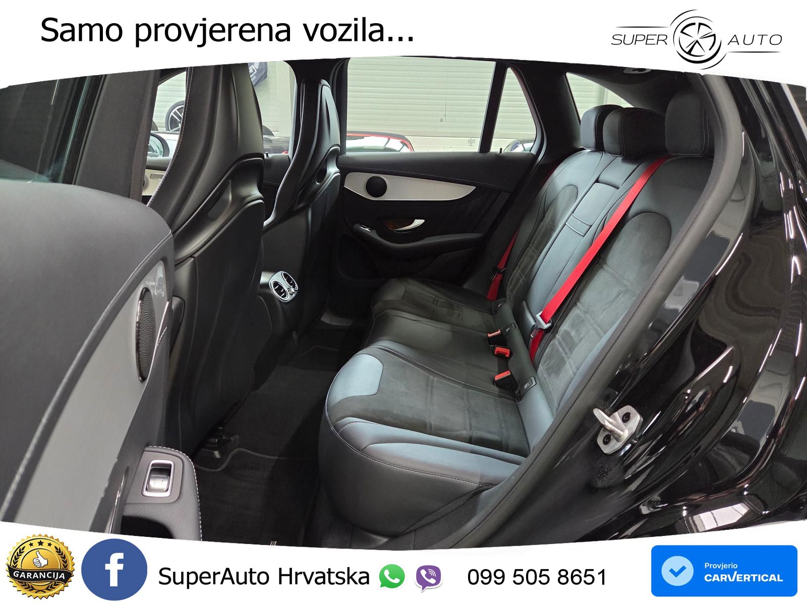 Mercedes AMG GLC 63 S V8 (510 KS) 4MATIC+ MCT ZRAČNI+ACC+GR SJED+360