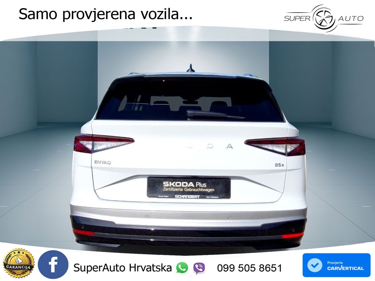 Škoda Enyaq 85x 82 kWh (286 KS) AWD Loft LED+GR SJED+ACC