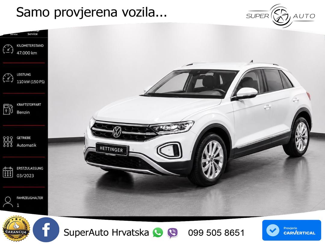 Volkswagen T-Roc I 1.5 TSI (150 KS) DSG MATRIX+GR SJED+KAM