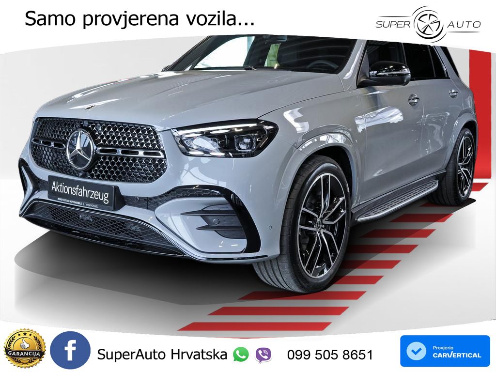 Mercedes GLE 450d (367 KS) EQ Boost 4MATIC 9G-TRONIC AMG ACC+HEAD+4xGR SJED+360+PANO