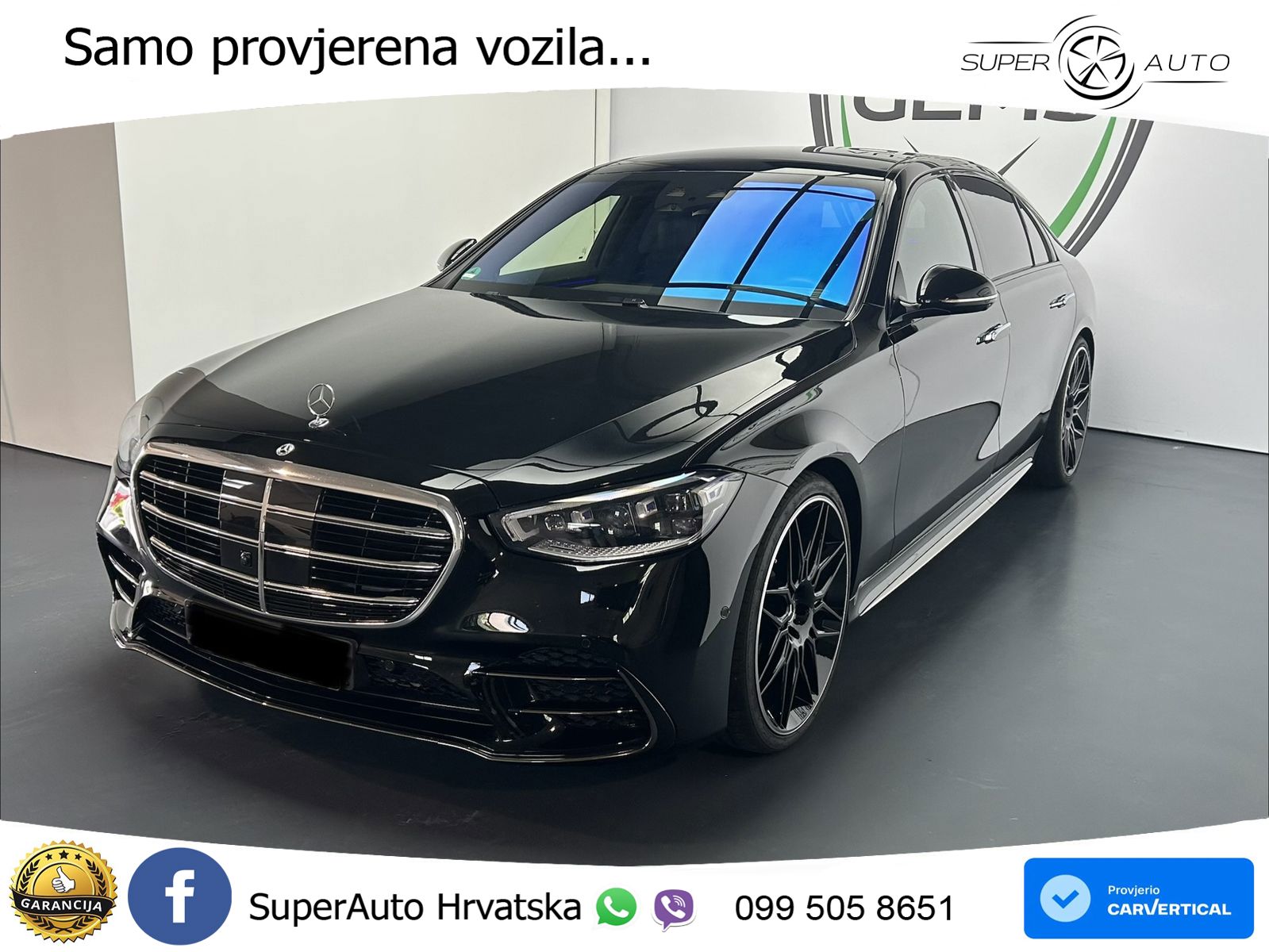 Mercedes S 450d (367 KS) EQ Boost 4MATIC 9G-TRONIC AMG LED+GR SJED+ACC