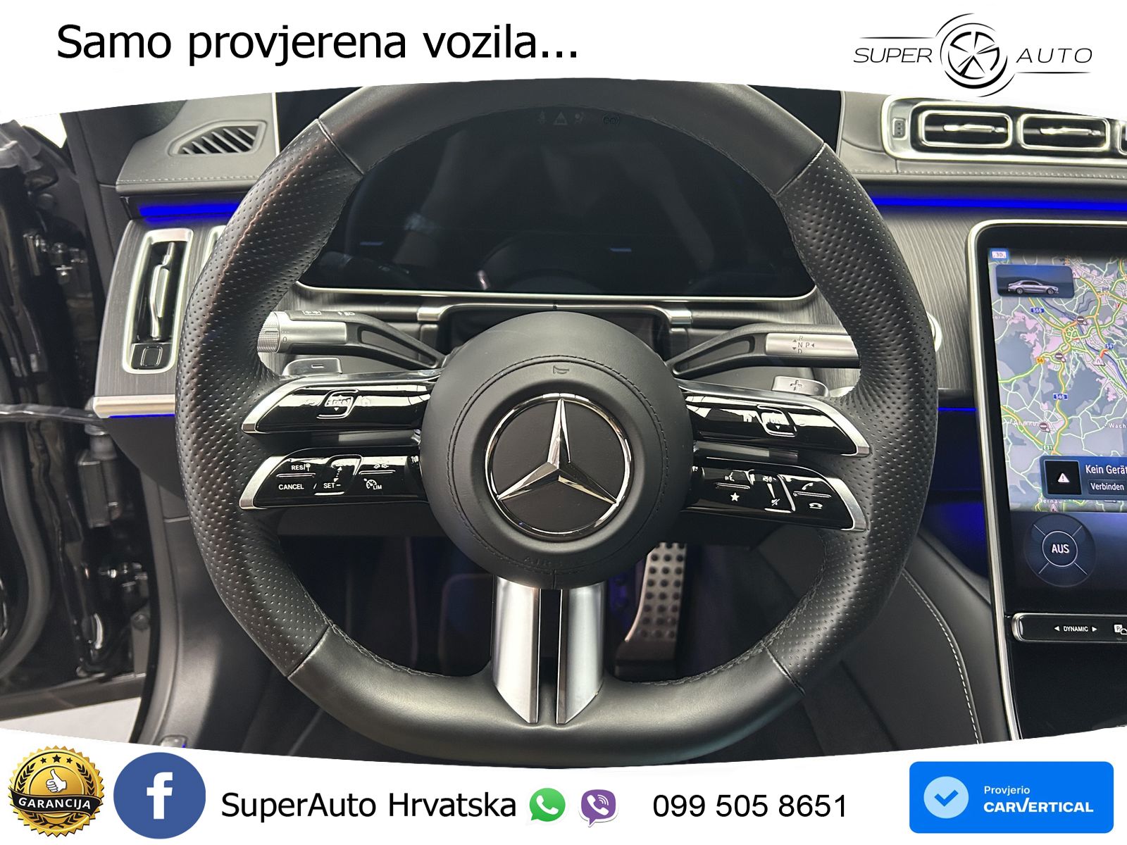 Mercedes S 450d (367 KS) EQ Boost 4MATIC 9G-TRONIC AMG LED+GR SJED+ACC