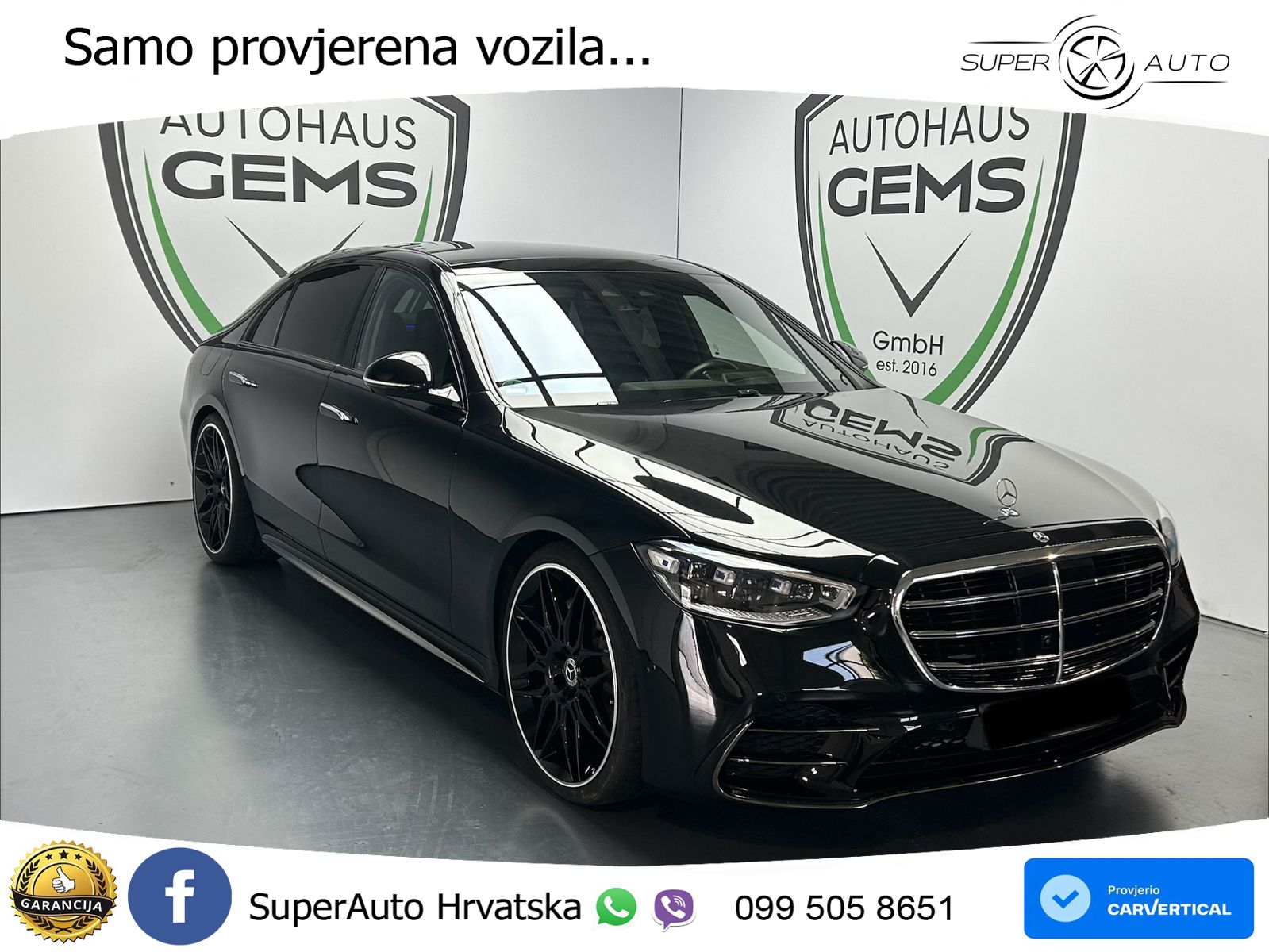 Mercedes S 450d (367 KS) EQ Boost 4MATIC 9G-TRONIC AMG LED+GR SJED+ACC