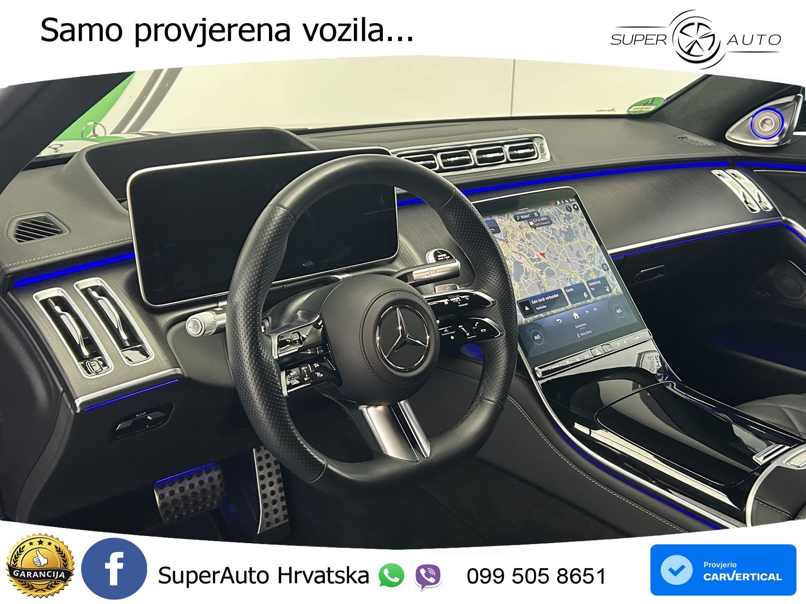 Mercedes S 450d (367 KS) EQ Boost 4MATIC 9G-TRONIC AMG LED+GR SJED+ACC