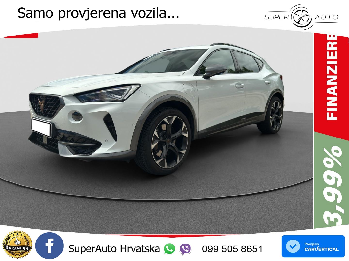 Cupra Formentor 1.4 TSI (245 KS) e-Hybrid DSG VZ LED+GR SJED+ACC