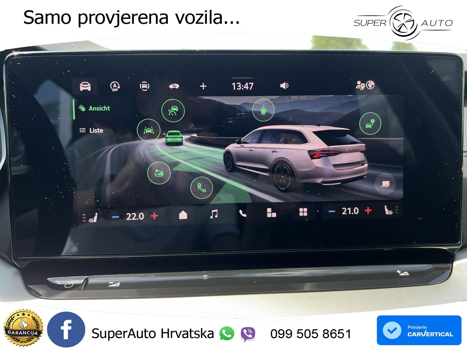 Škoda Octavia Combi 1.5 TSI (150 KS) DSG Selection LED+GR SJED+ACC