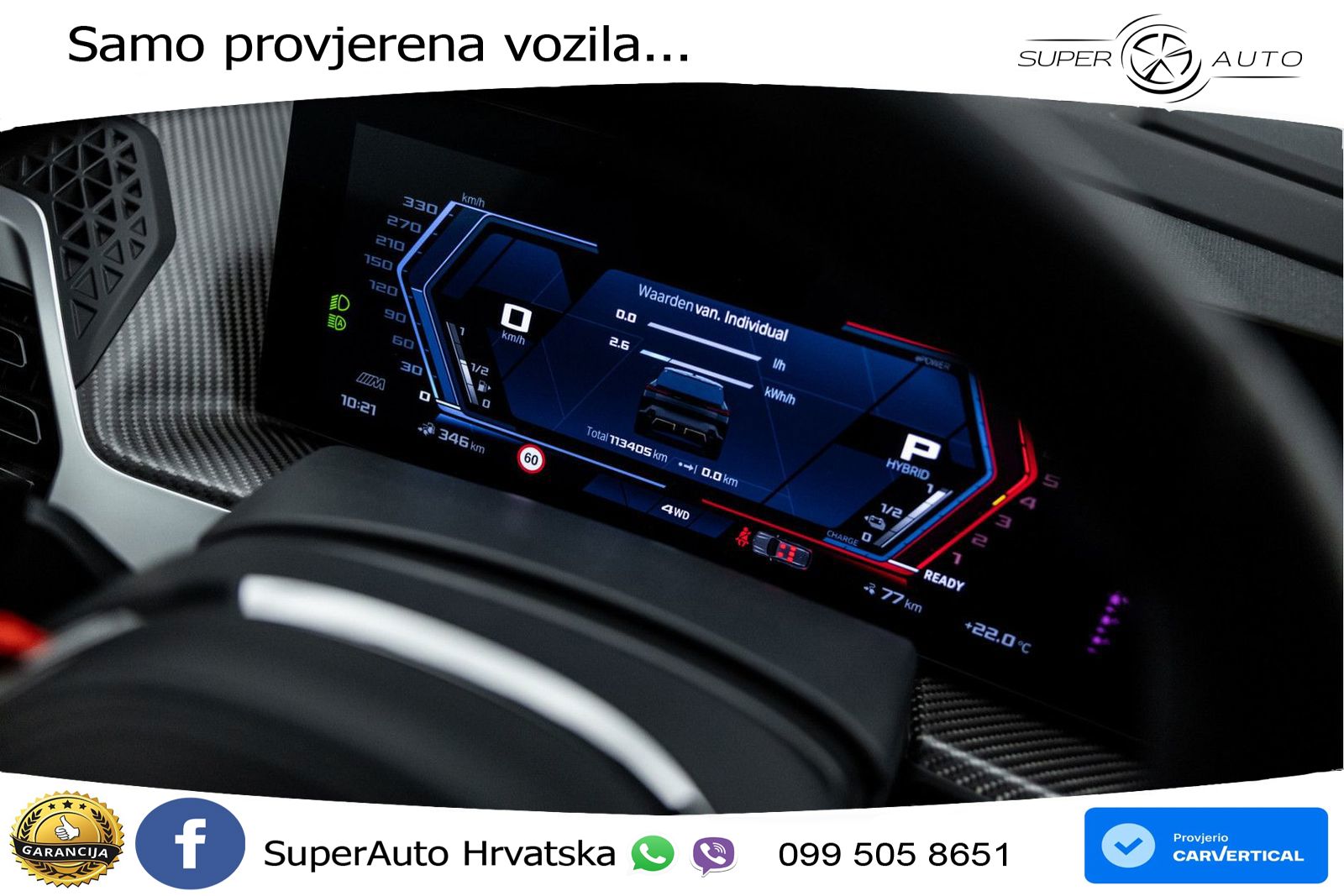 BMW XM 4.4 V8 (653 KS) xDrive Steptronic LED+GR SJED+ACC