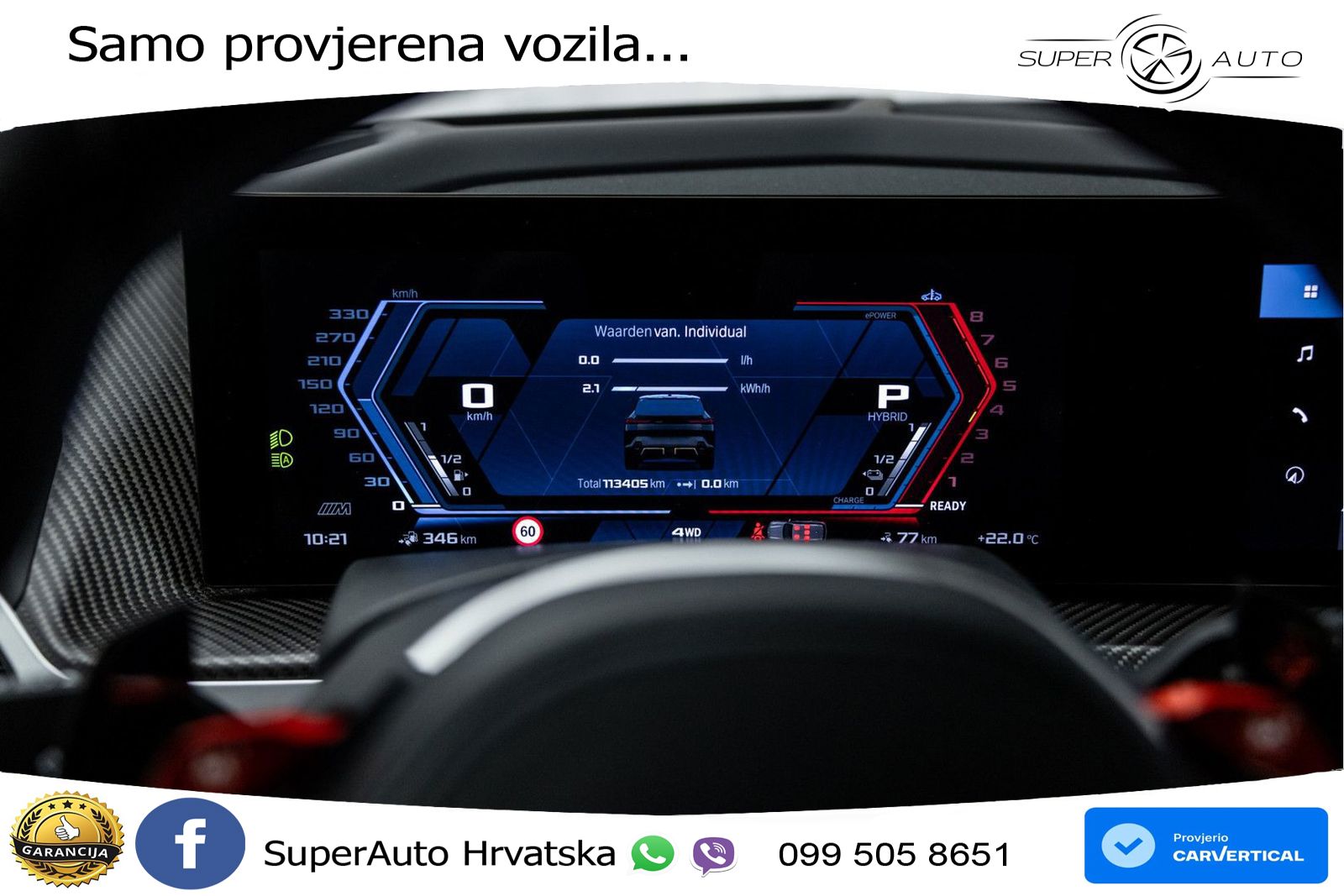 BMW XM 4.4 V8 (653 KS) xDrive Steptronic LED+GR SJED+ACC