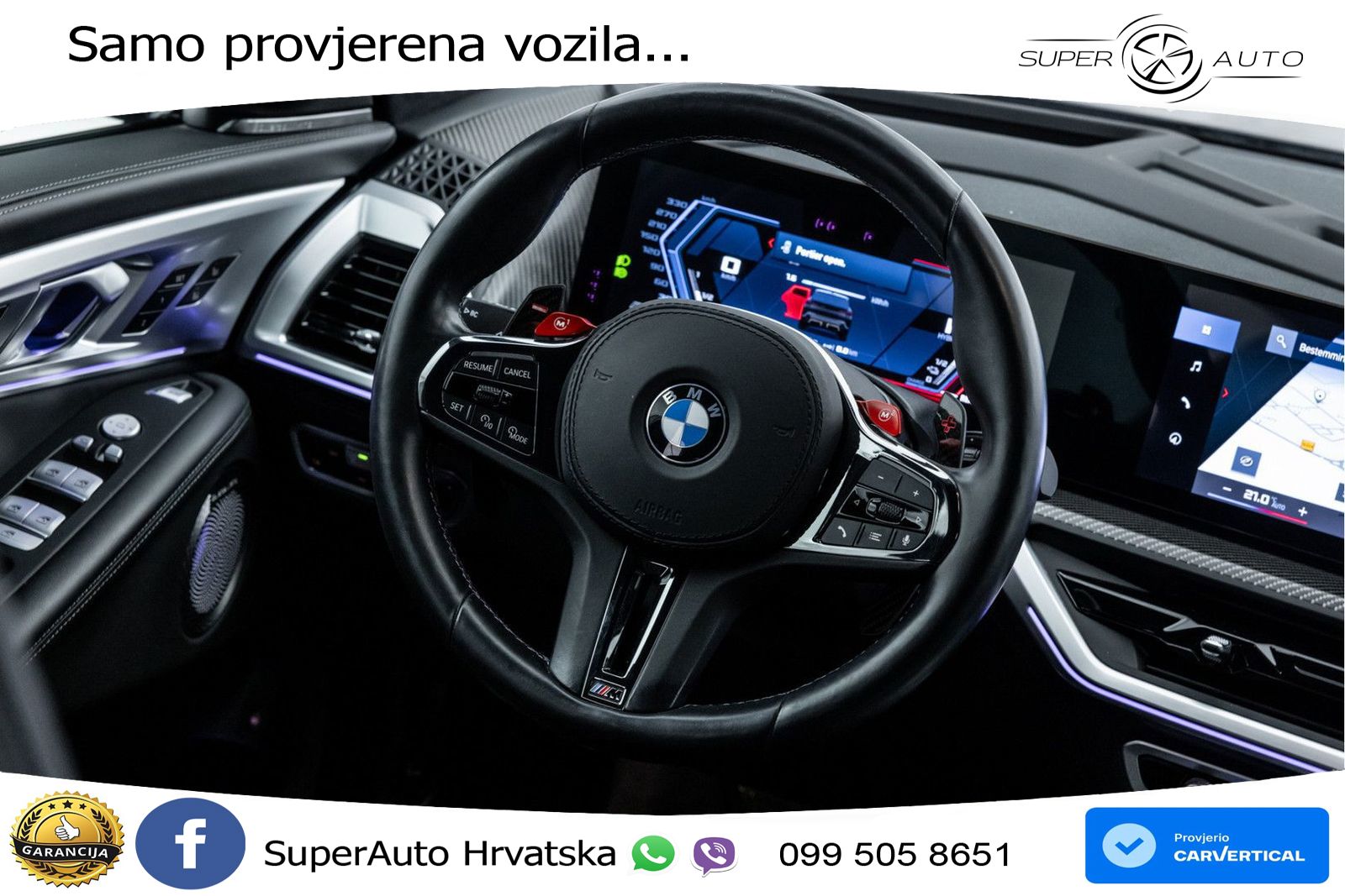 BMW XM 4.4 V8 (653 KS) xDrive Steptronic LED+GR SJED+ACC