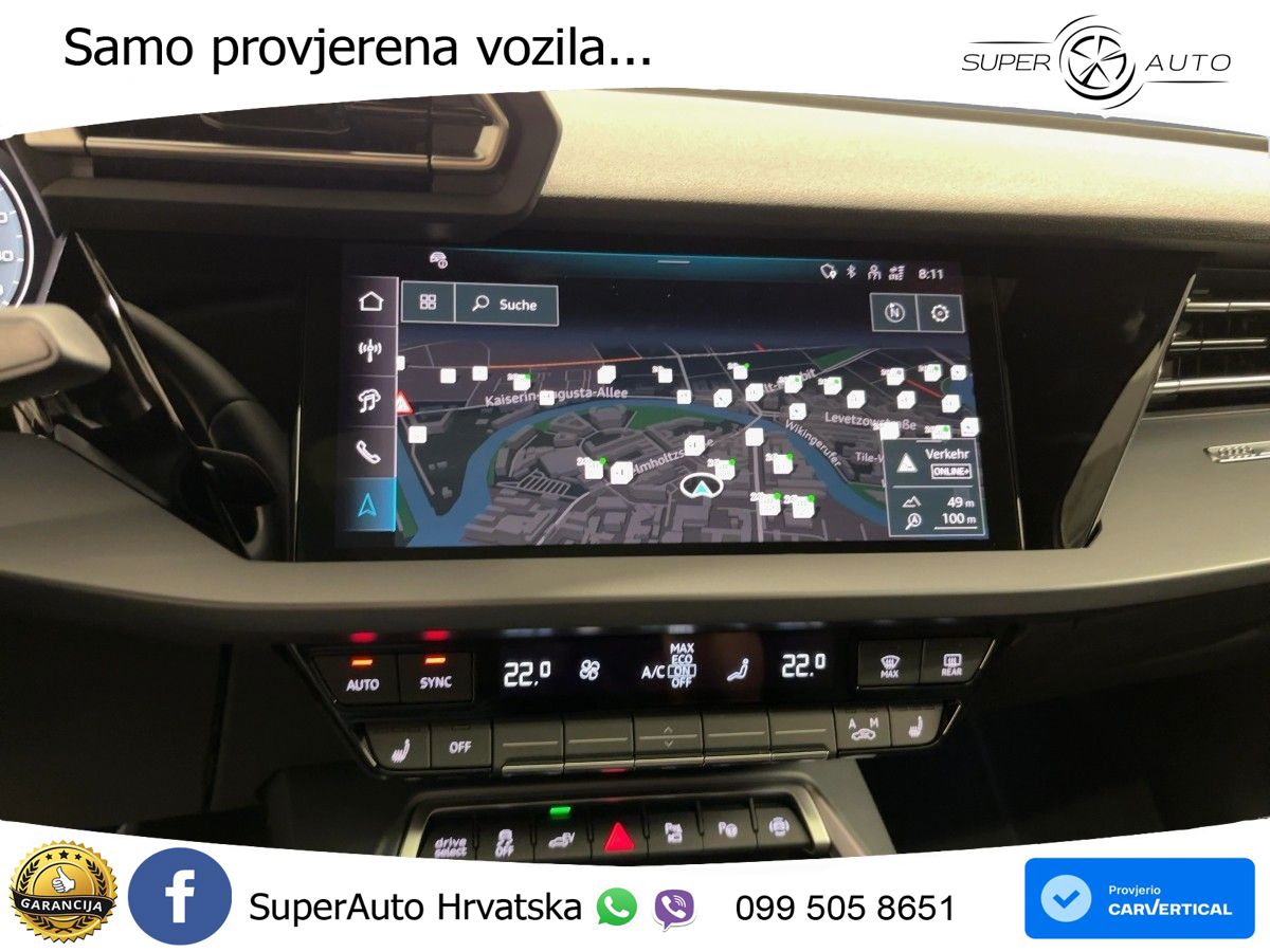 Audi A3 Sportback 40 TFSI e (204 KS) Plug-in Hybrid S tronic LED+GR SJED+ACC