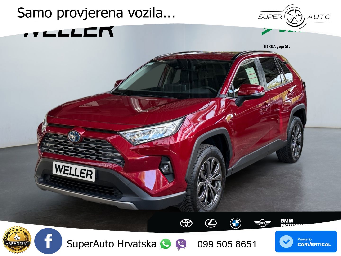 Toyota RAV4 2.5 (218 KS) Hybrid eCVT Team D LED+GR SJED+ACC