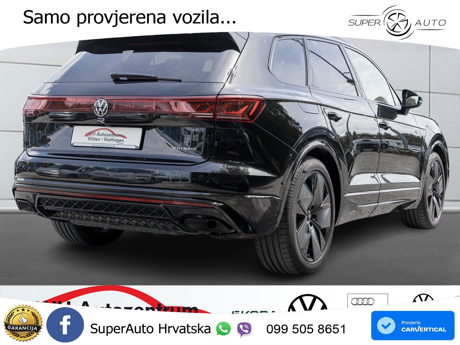 Volkswagen Touareg R 3.0 V6 TFSI (462 KS) 4MOTION Tiptronic ZRAČNI+ACC+4xGR SJED+KAM