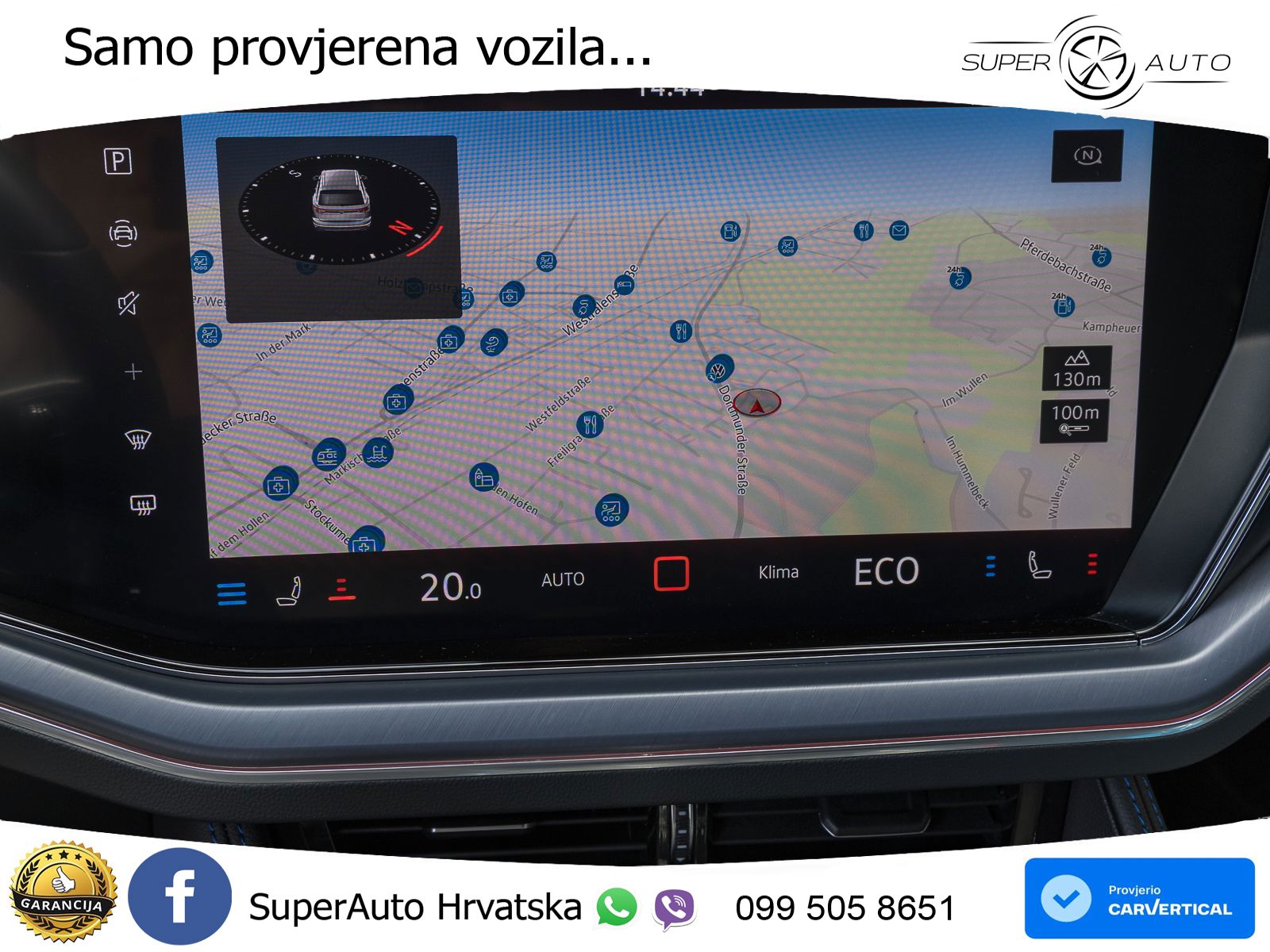 Volkswagen Touareg R 3.0 V6 TFSI (462 KS) 4MOTION Tiptronic ZRAČNI+ACC+4xGR SJED+KAM
