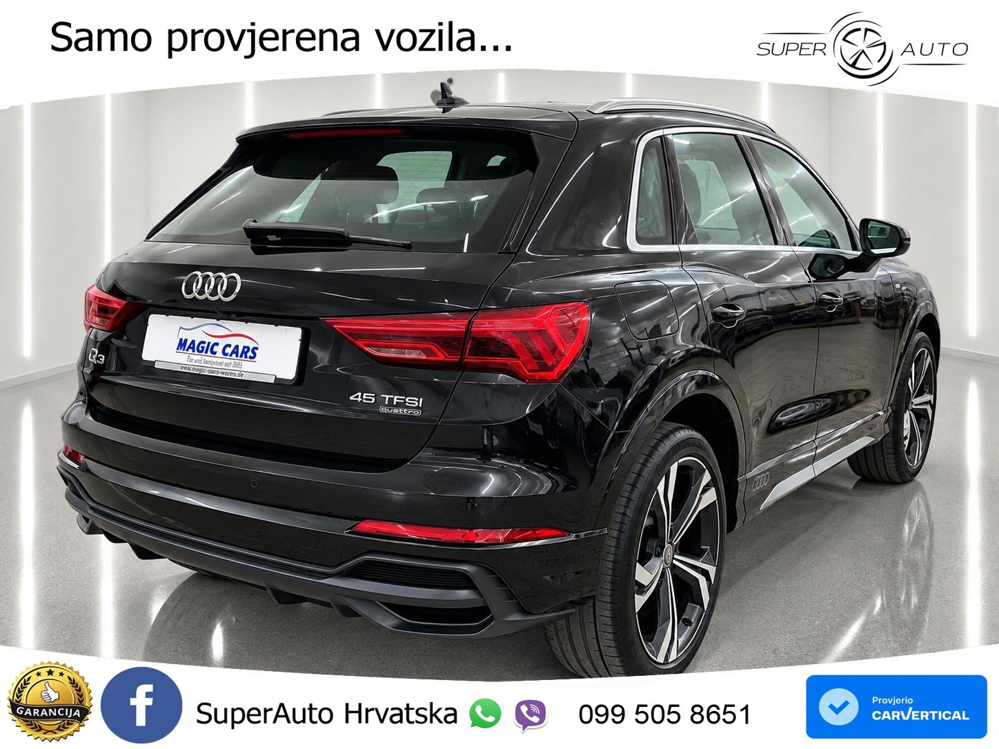 Audi Q3 45 TFSI (245 KS) quattro S tronic S line LED+GR SJED+ACC