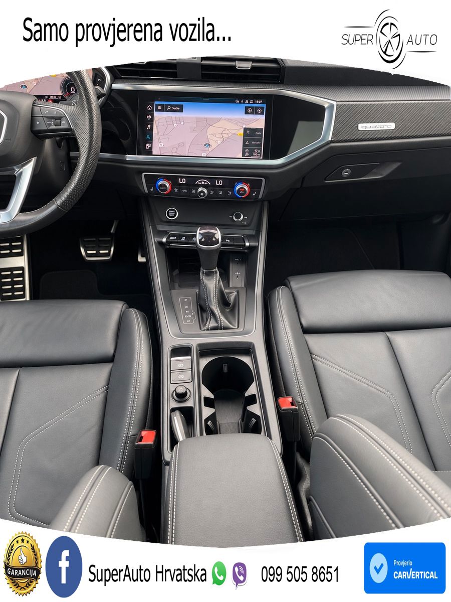 Audi Q3 45 TFSI (245 KS) quattro S tronic S line LED+GR SJED+ACC