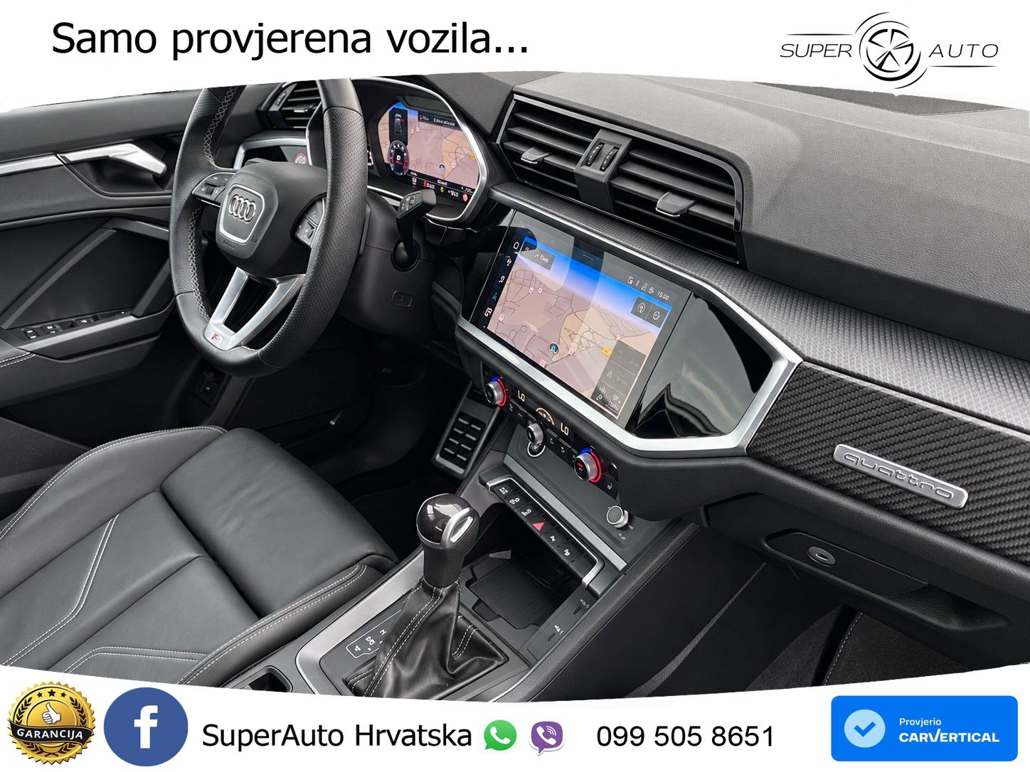Audi Q3 45 TFSI (245 KS) quattro S tronic S line LED+GR SJED+ACC