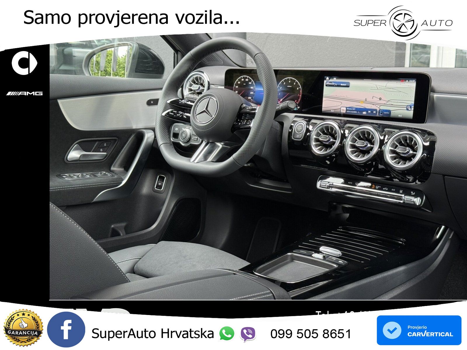 Mercedes-Benz A 200 7G-DCT AMG LED+GR SJED+ACC