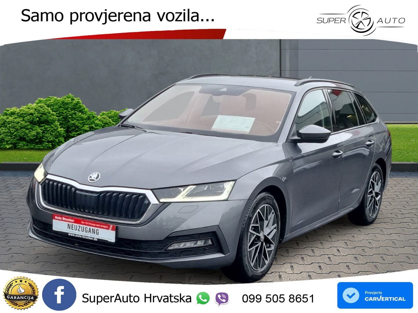 Škoda Octavia Combi 2.0 TDI (150 KS) 4x4 DSG LED+GR SJED+ACC
