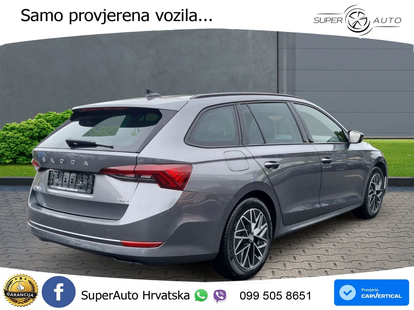 Škoda Octavia Combi 2.0 TDI (150 KS) 4x4 DSG LED+GR SJED+ACC