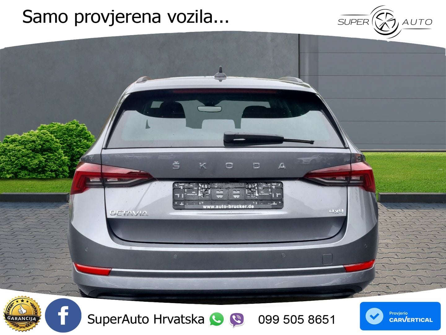 Škoda Octavia Combi 2.0 TDI (150 KS) 4x4 DSG LED+GR SJED+ACC