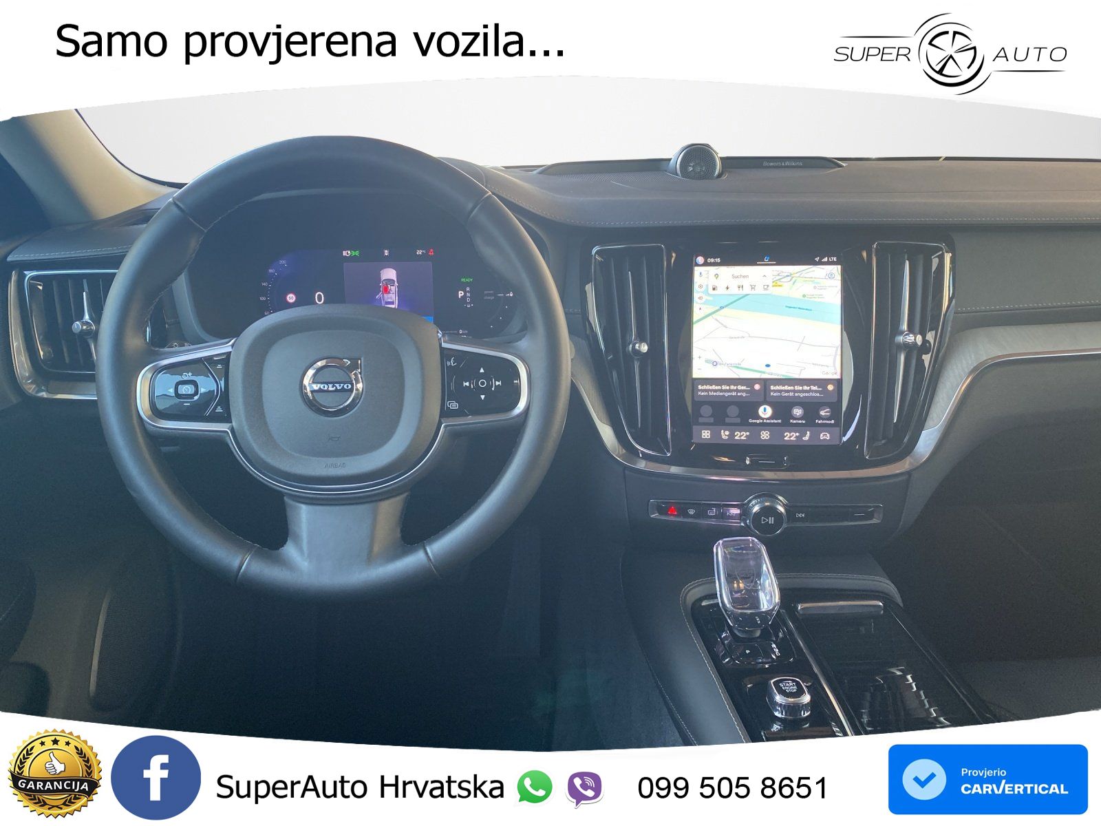 Volvo V60 2.0 T8 AWD Geartronic LED+GR SJED+ACC